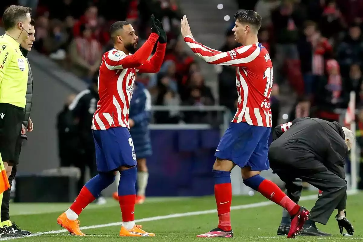 Memphis Depay y Álvaro Morata pueden abandonar el Atlético de Madrid a la vez